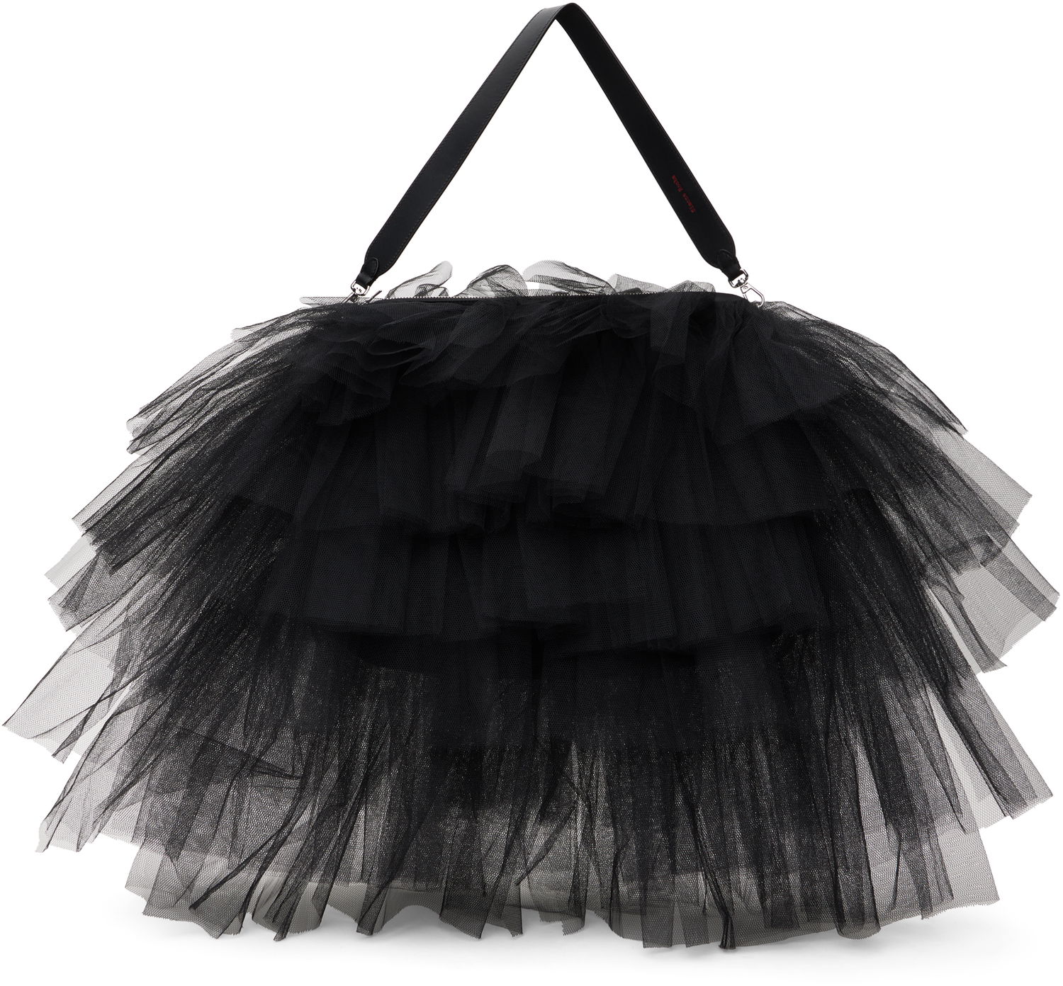 Torbica Simone Rocha Simone Rocha Oversized Frilly Tutu Bag Črna | BAG182-M 0035, 0