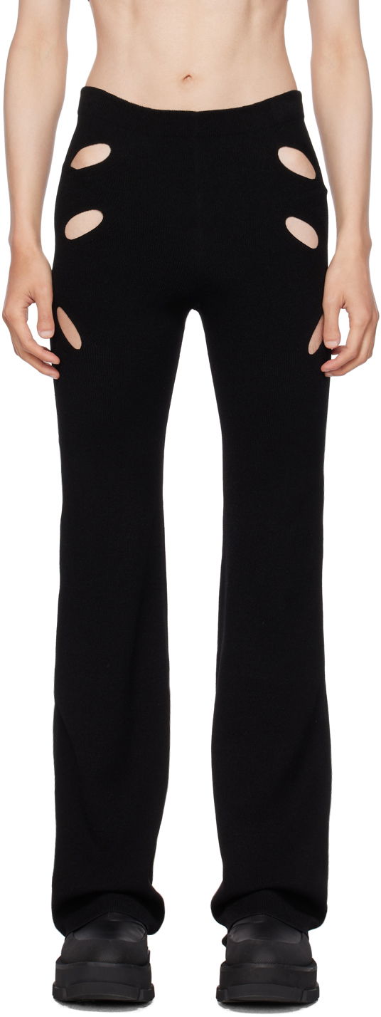 Pajkice Dion Lee Slit Detail Trousers Črna | C7133P22, 0