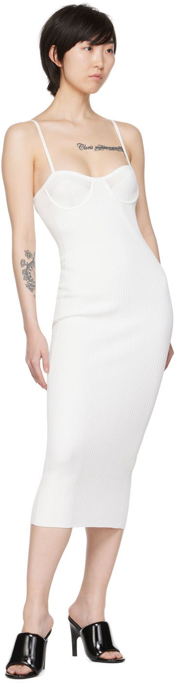 Obleke Helmut Lang Helmut Lang Bra Midi Dress Bela | M04HW702, 3