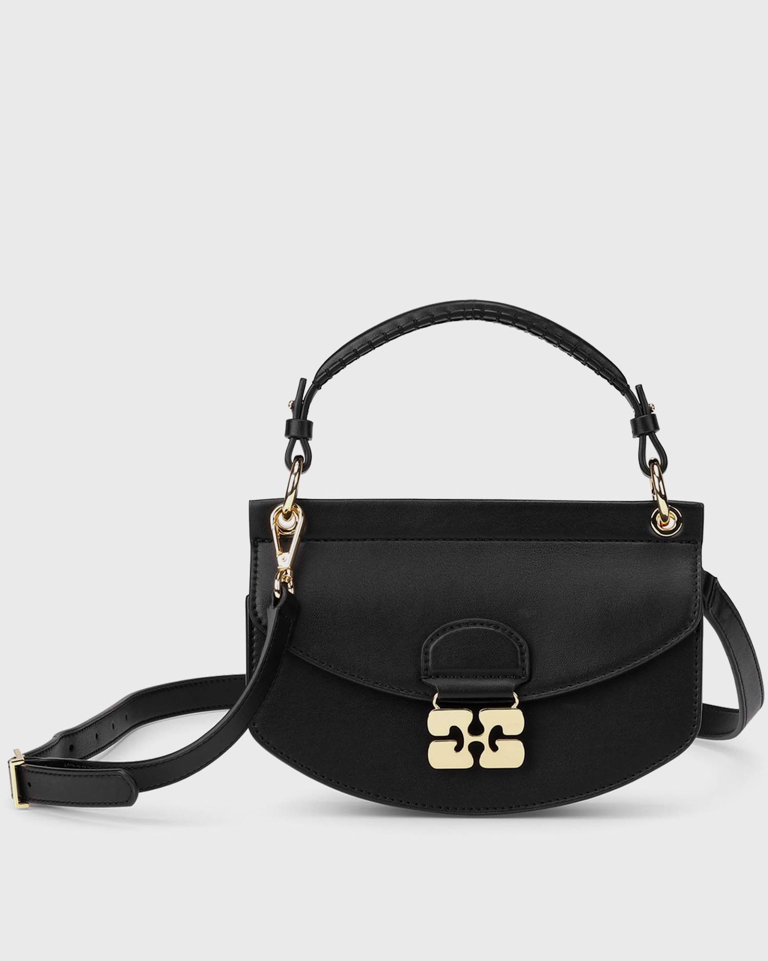 Torbica GANNI Mini Top Handle Bag Črna | A6349-099, 0