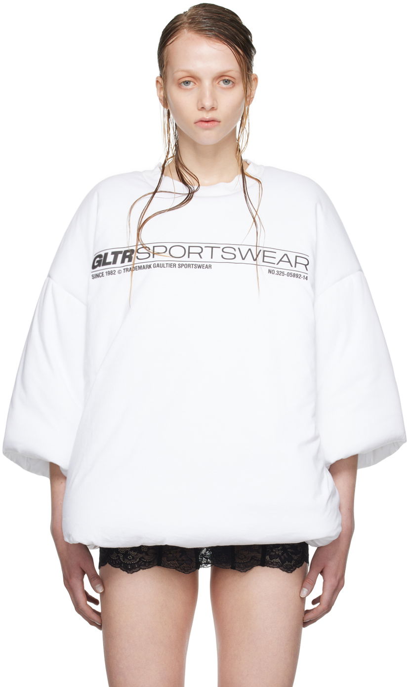 Majica Jean Paul Gaultier Shayne Oliver Edition Graphic Print T-Shirt Bela | 24/27-U-TS074I-J063-01