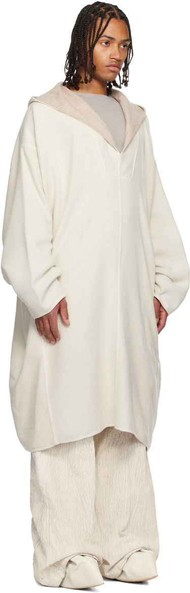 Plašči Rick Owens Rick Owens Concordians LS Knee Kaftan Coat Črna | RR02E1910 DBC, 4