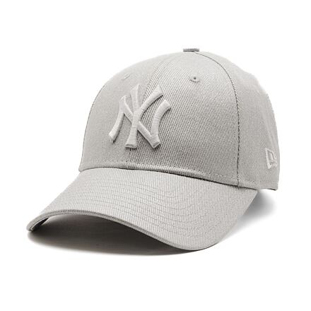 Kapa New Era MLB Metallic Denim 9FORTY NY Yankees Adjustable Cap Siva | 60595374
