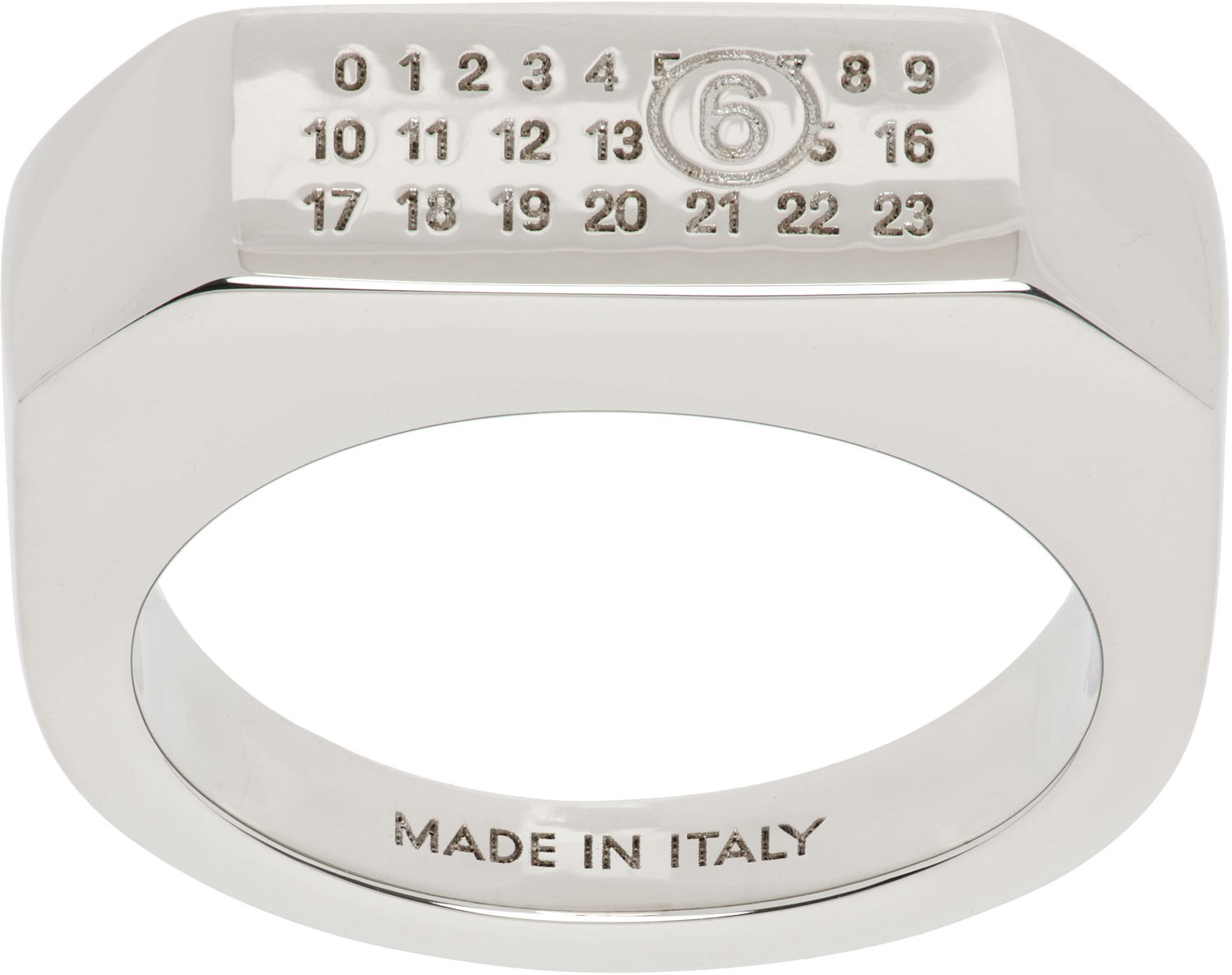Prstan Maison Margiela MM6 Maison Margiela Numeric Ring Kovinski | SM7UQ0076 P6469, 0