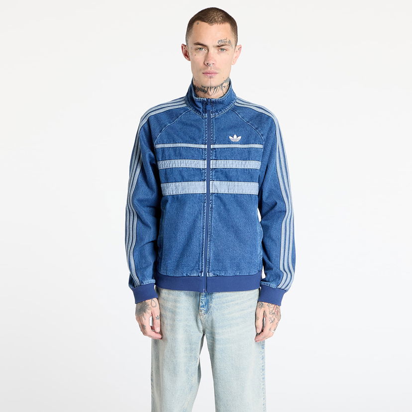 Jakna adidas Originals Adicolor First Denim Track Top Modra | JX6457
