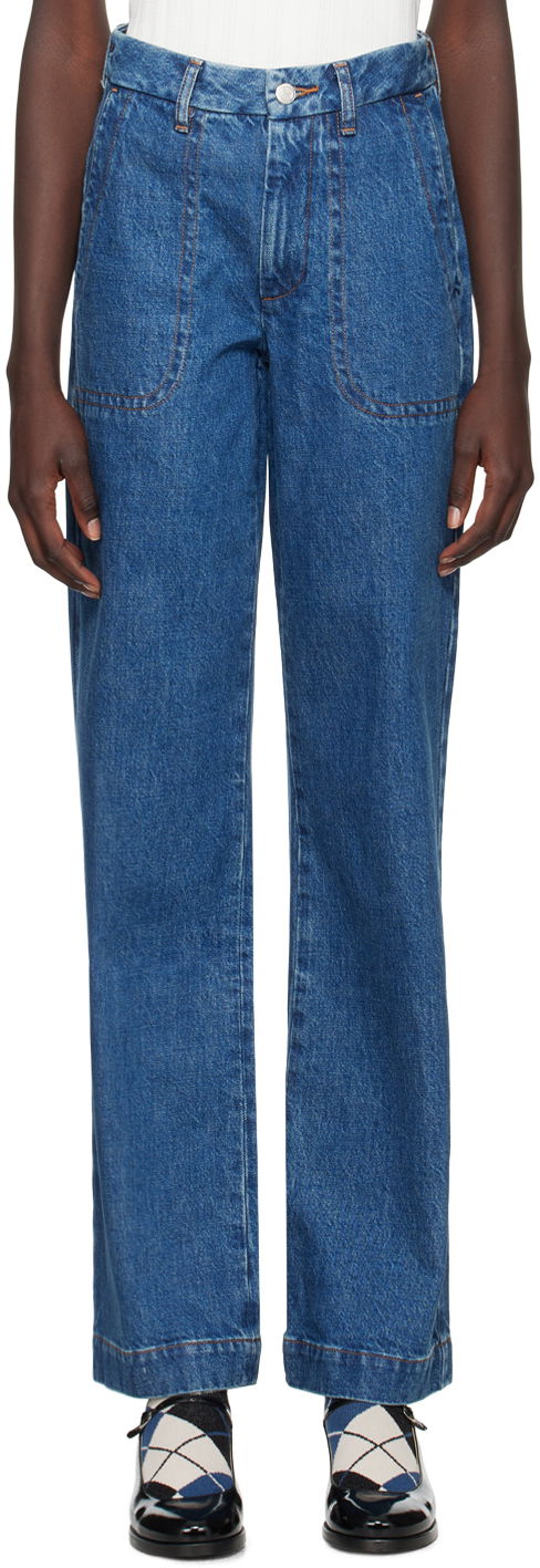 Kavbojke A.P.C. Seaside Jeans Modra | COHTD-F09085, 0
