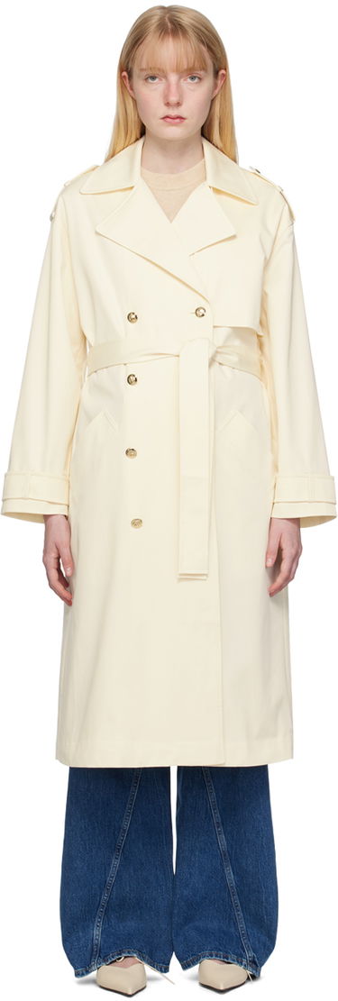 Trenčkot Anine Bing Layton Double Breasted Trench Coat Bež | A-01-10070-120, 0