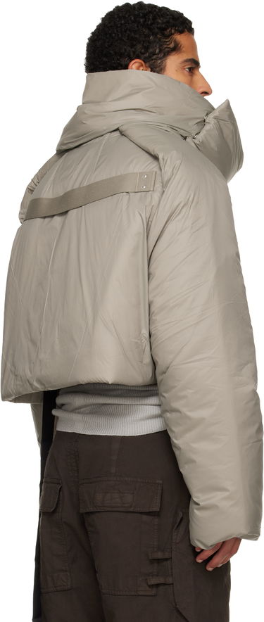 Puhovka Rick Owens Rick Owens DRKSHDW Concordians Convertible Cropped High-Neck Puffer Jacket Bež | DU02E7777 NP, 2