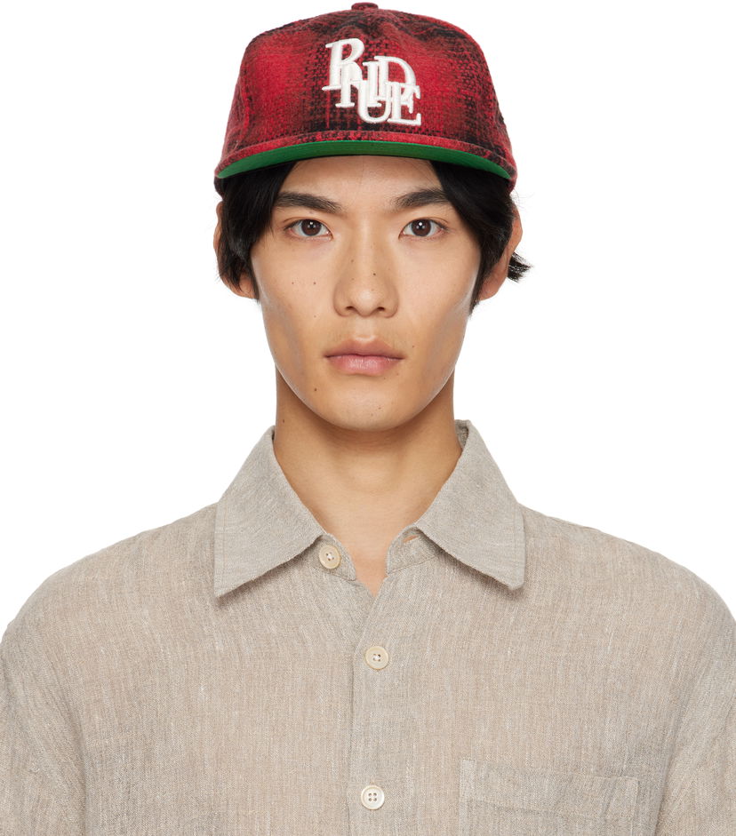 Kapa Rhude Rhude Scramble Logo Cap Rdeča | RHPF25HA01744