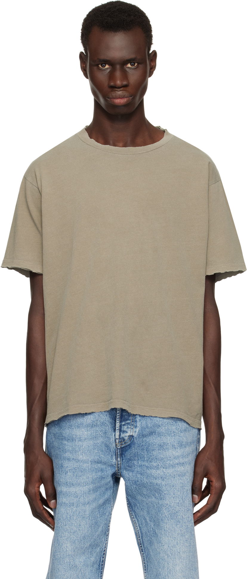 Majica John Elliott John Elliott Folsom Cropped T-Shirt Zelena | A290M3753A