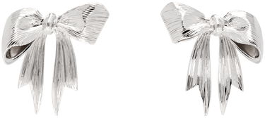 Uhani SHUSHU/TONG YVMIN Edition Stringy Bowknot Earrings Kovinski | 24822SLV00DLR, 0