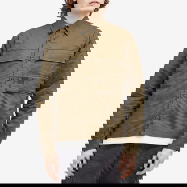 Srajce C.P. Company C.P. Company Metropolis Series Gabardine Long Sleeve Shirt Zelena | 18CLSH025A-006472A-683, 2