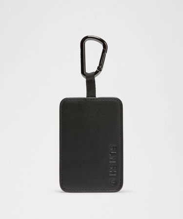 Obeski za ključe lululemon Leather Alternative Tag with Carabiner SLNSH Collection Črna | prod11870532, 0