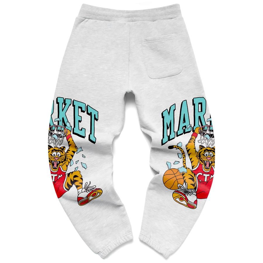 Trenirka MARKET Dunking Cat Sweatpants Siva | 395000237/0016, 1