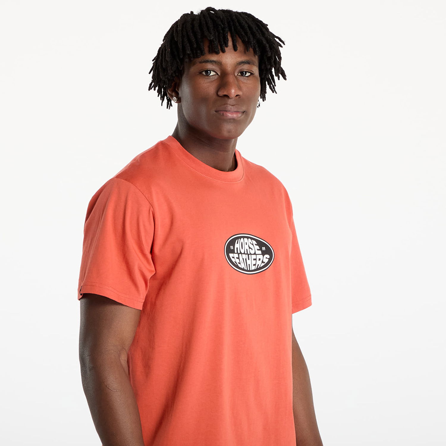 Majica Horsefeathers Horsefeathers Dynamo T-Shirt Oranžna | SM1381C, 1