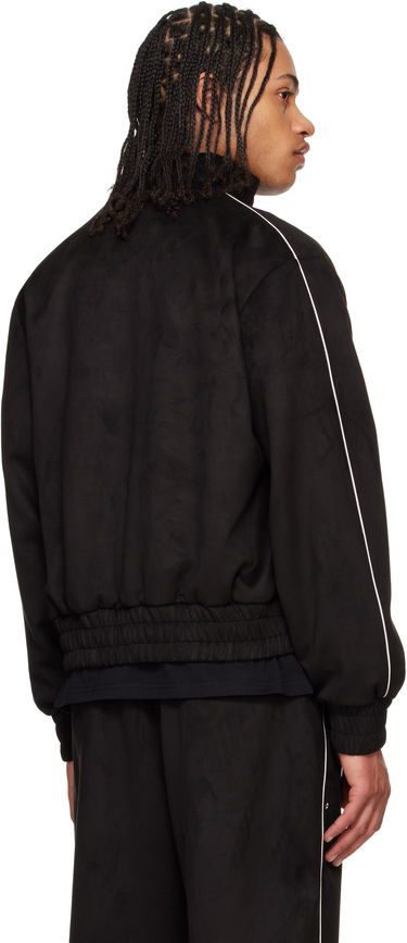 Bomber jakna MISBHV MISBHV Star Faux Suede Track Jacket Črna | 250M401, 2