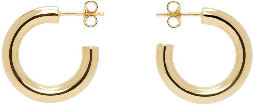 Uhani LEMAIRE Lemaire Small Classic Hoop Earrings Rumena | JW0088 LO0050