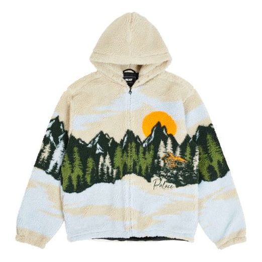 Pulover Palace Palace Hooded Fleece Jacket Bež | P19JK090