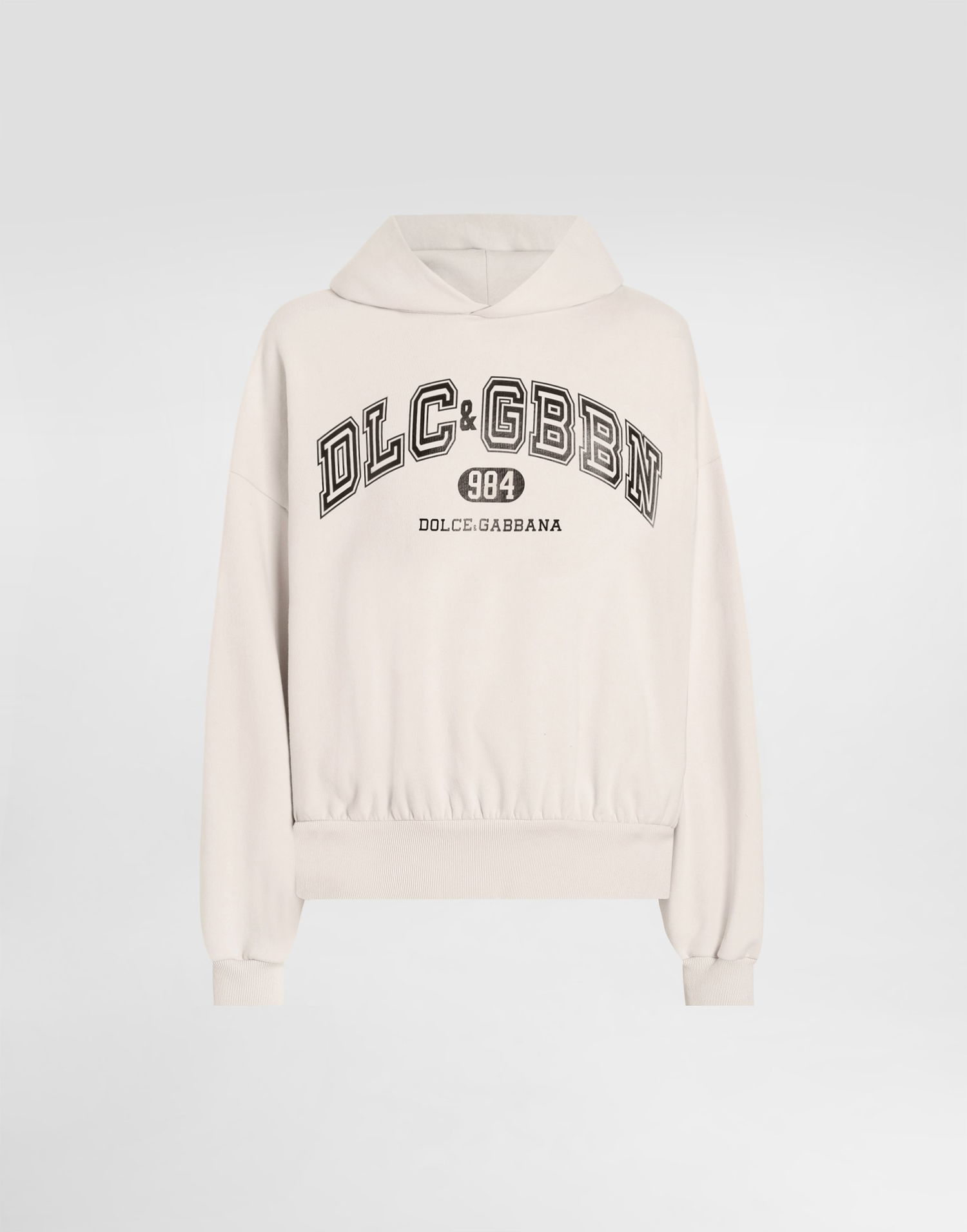 Pulover Dolce & Gabbana Dolce & Gabbana Jersey Hoodie with Print Bež | G9BJGTG7PLOM2037, 0
