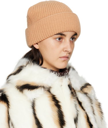 Beanie ADER ERROR Logo Ribbed Beanie Bež | BLAFWBE03CM, 1