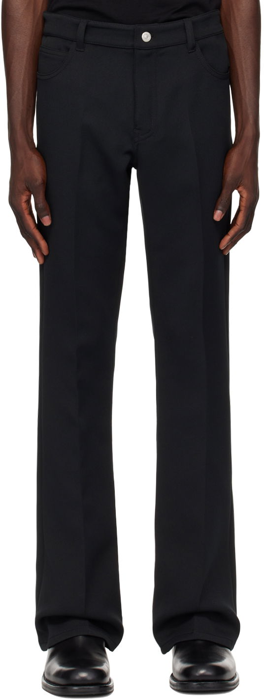 Hlače Courrèges Signature 70's Bootcut Trousers Črna | VESCPA021PL0007