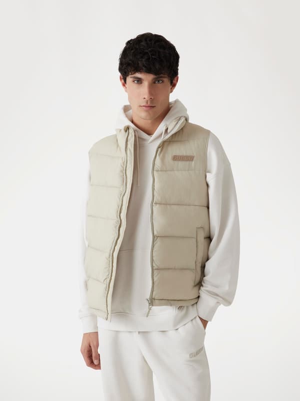 Telovnik GUESS Guess Quilted Puffer Vest Bež | Z5RL00WGTN0