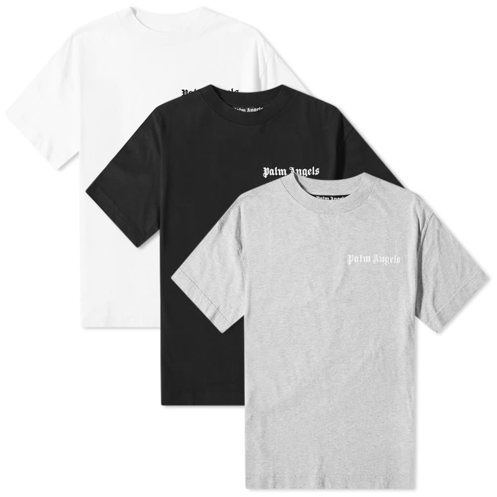 Majica Palm Angels Logo Tee - 3 Pack Večbarvna | PMAA070C99JER0018484, 0