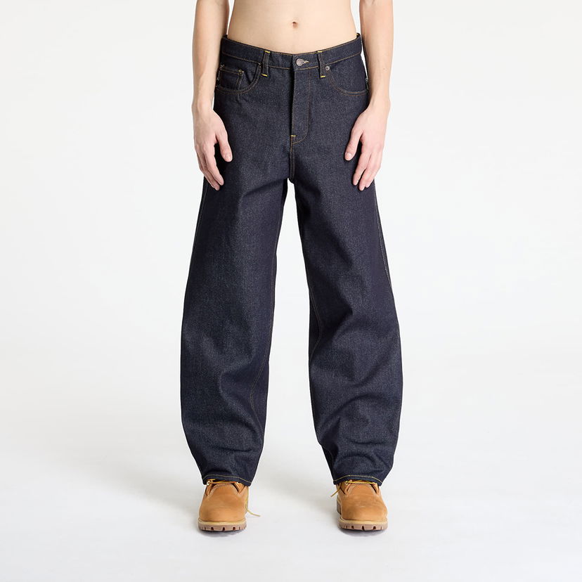 Kavbojke Pleasures PLEASURES Formula Baggy Jeans Modra | P25SP043 INDIGO