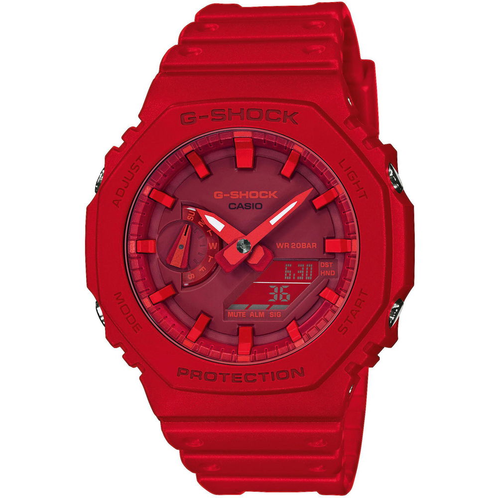 Ure CASIO G-Shock GA-2100-4AER Rdeča | GA-2100-4AER, 1
