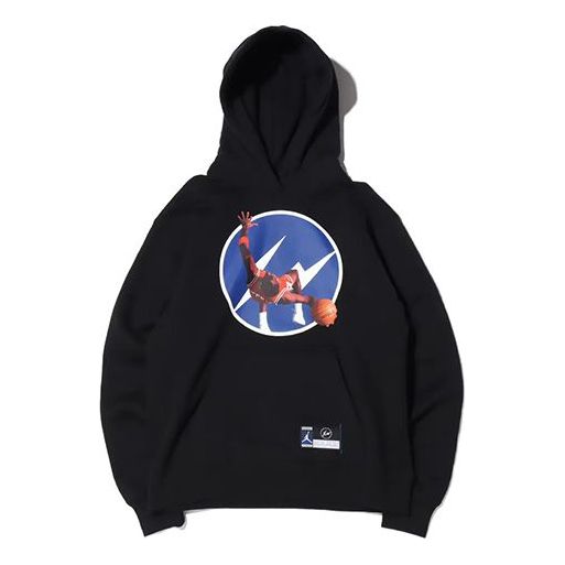 Pulover Jordan Jordan x Fragment Design Hoodie Črna | DA2992-010