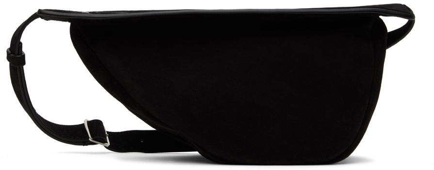 Torba za čez ramo The Row Black Small Banana Bag Črna | W1197-L28, 0