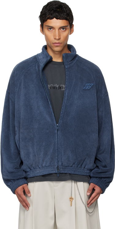 Jakna Alexander Wang Alexander Wang Relaxed Track Jacket Modra | 6CC3252062, 0