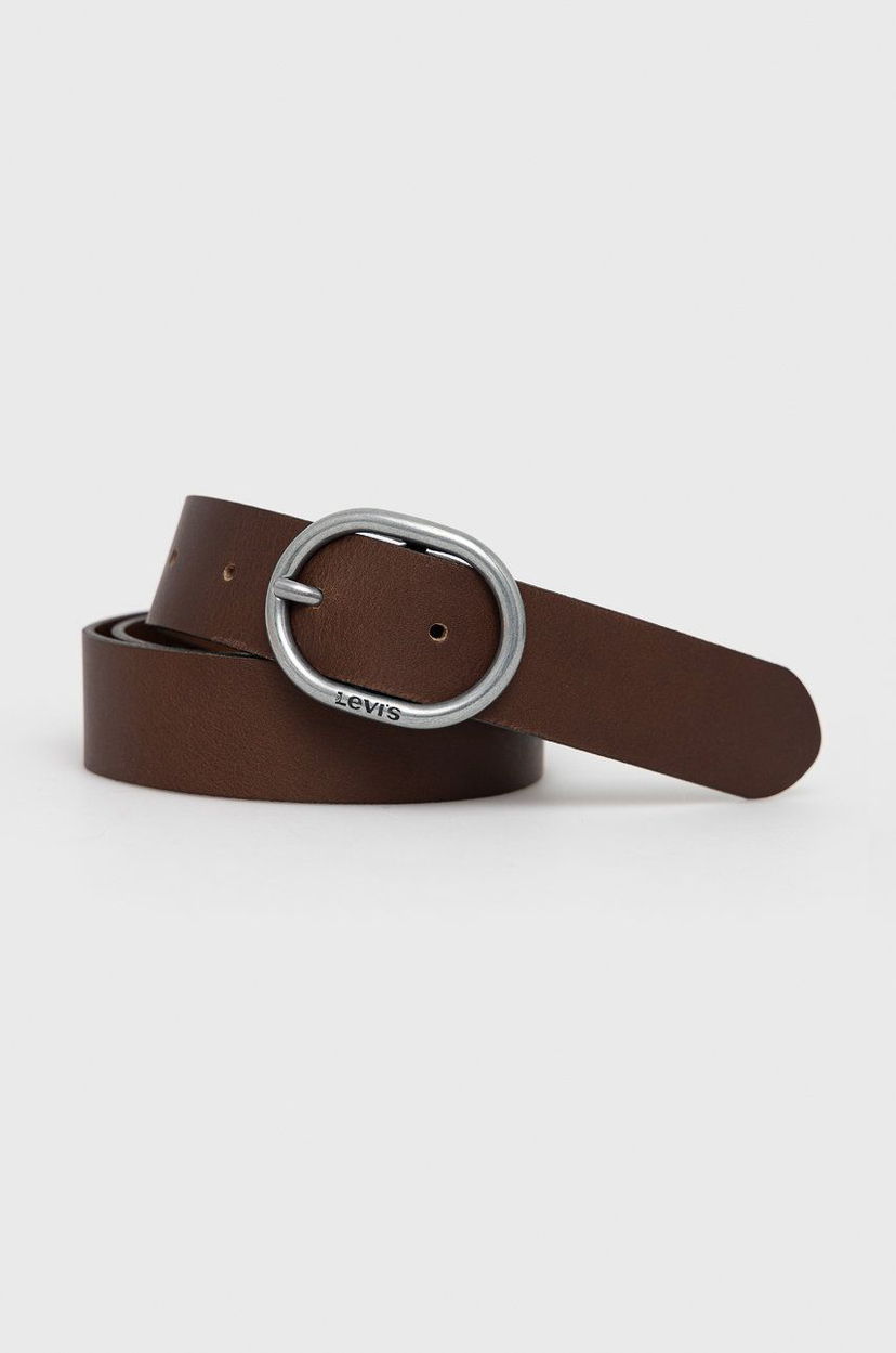 Pasovi Levi's Leather Belt Rjava | 37460.0090