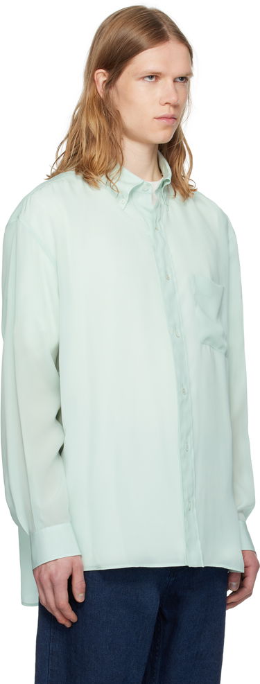 Srajce The Row The Row Bresson Button-Down Shirt Zelena | 916-W3678, 1
