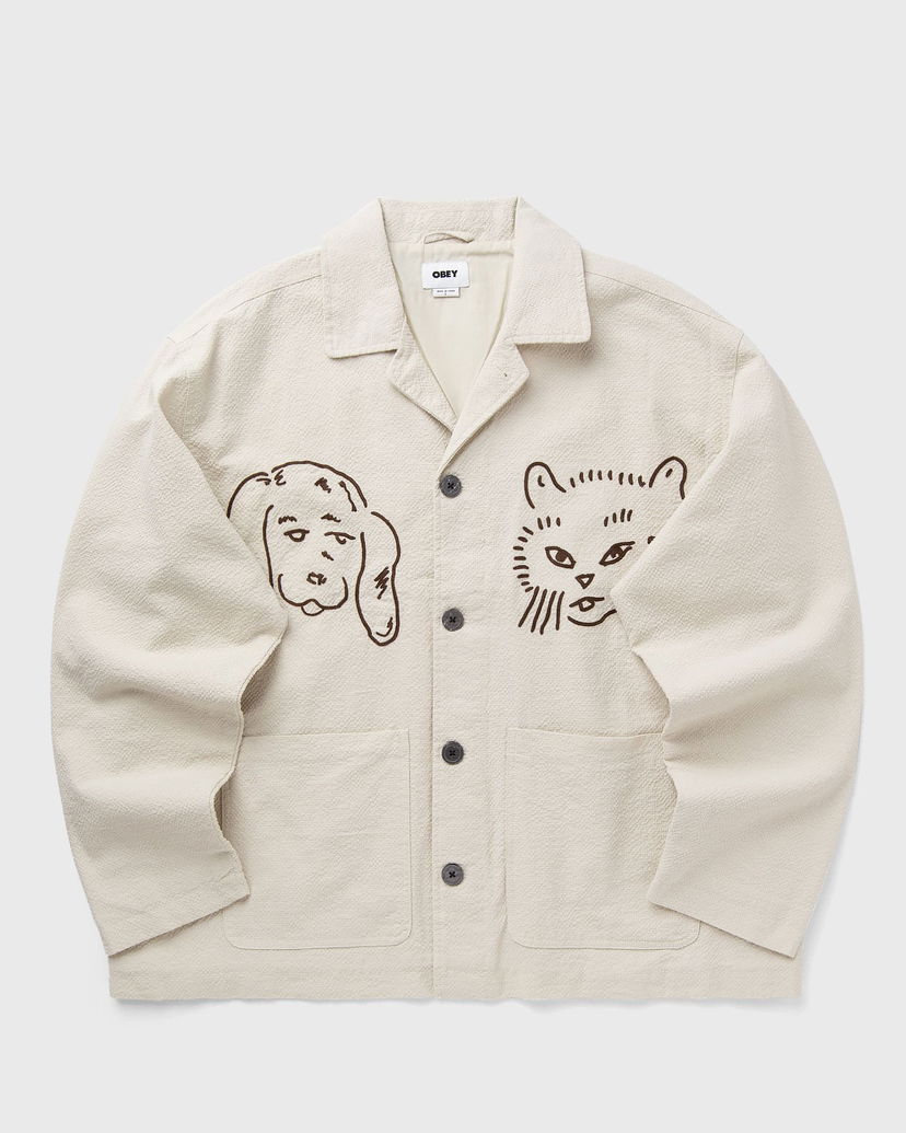 Jakna OBEY Shirt Jacket Bež | 121160065-ERT