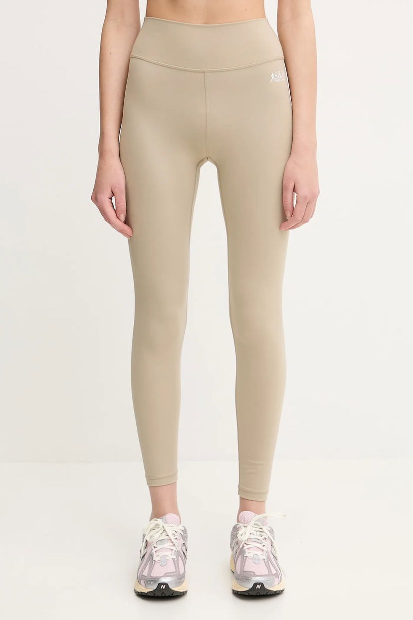 Pajkice Sporty & Rich Sporty & Rich Sr Runner Leggings Bež | PA002622139GY15