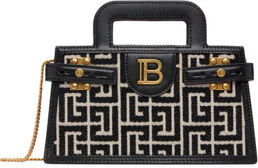 Torbica Balmain B-Buzz Small Monogrammed Bag Večbarvna | FN1KJ997TJGH, 0
