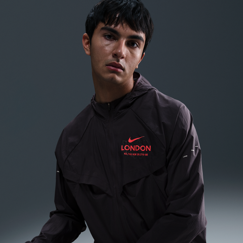 Vetrovka Nike Stride Repel Running Jacket Rjava | IF0428-540