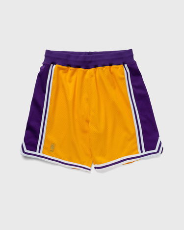 Kratke hlače Mitchell & Ness Authentic Los Angeles Lakers 1996-97 Home Shorts Rumena | ASHRGS18121-LALLTGD96, 2