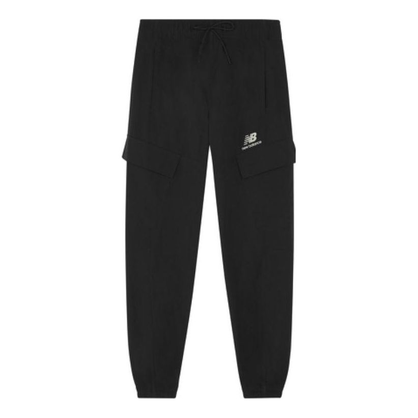 Cargo hlače New Balance Sportswear Oversized Cargo Sweatpants Črna | AMP23311-BK