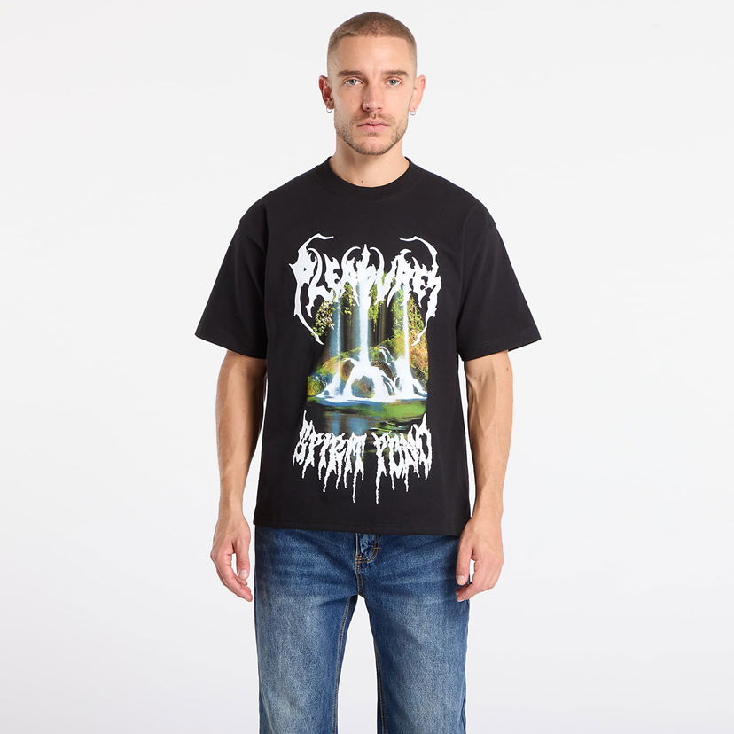 Majica Pleasures Pond Graphic T-Shirt Črna | P25F071-BLACK