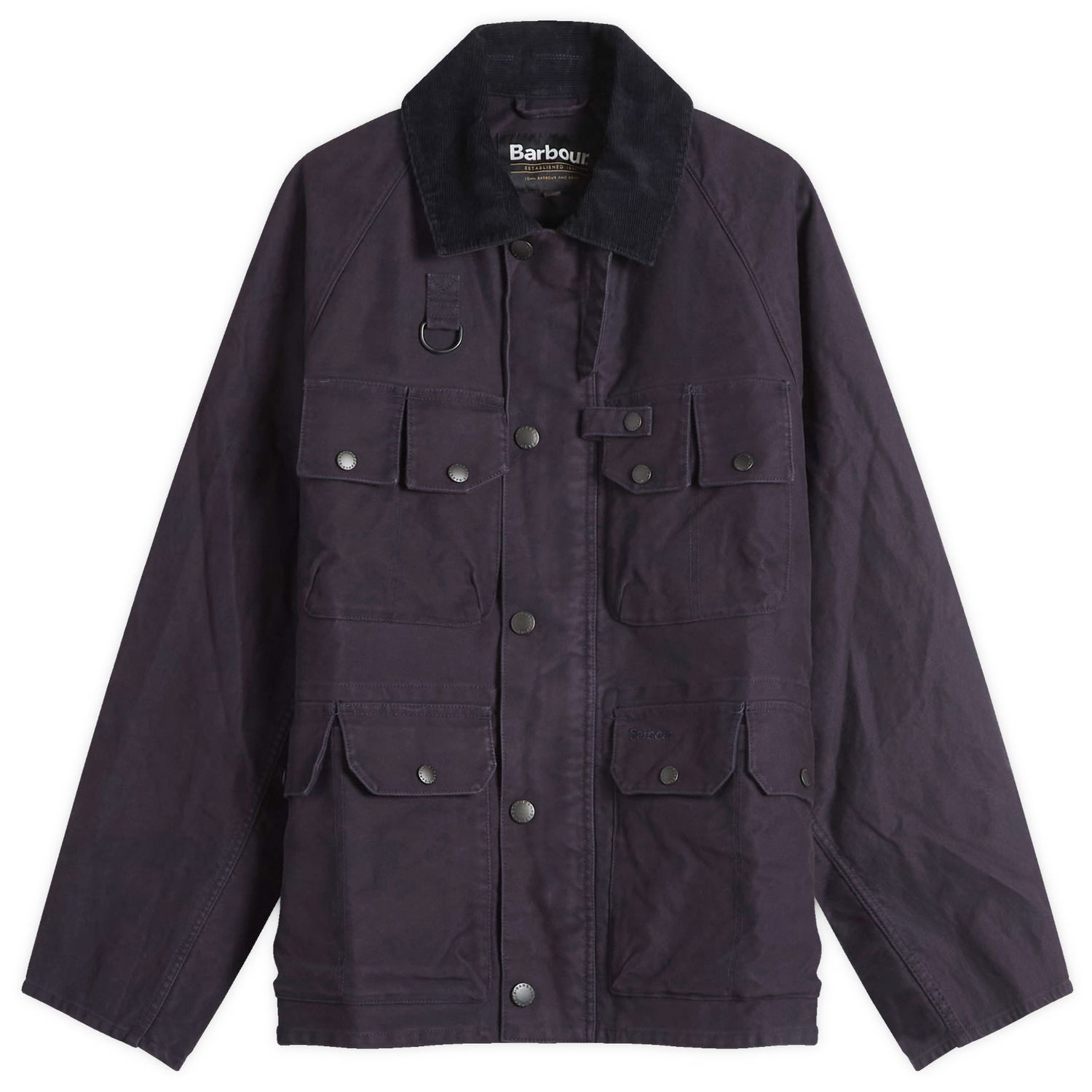 Jakna Barbour Men's Heritage+ Modified Dryfly Casual Jacket, Size Large Lila | MCA1036NY71, 1