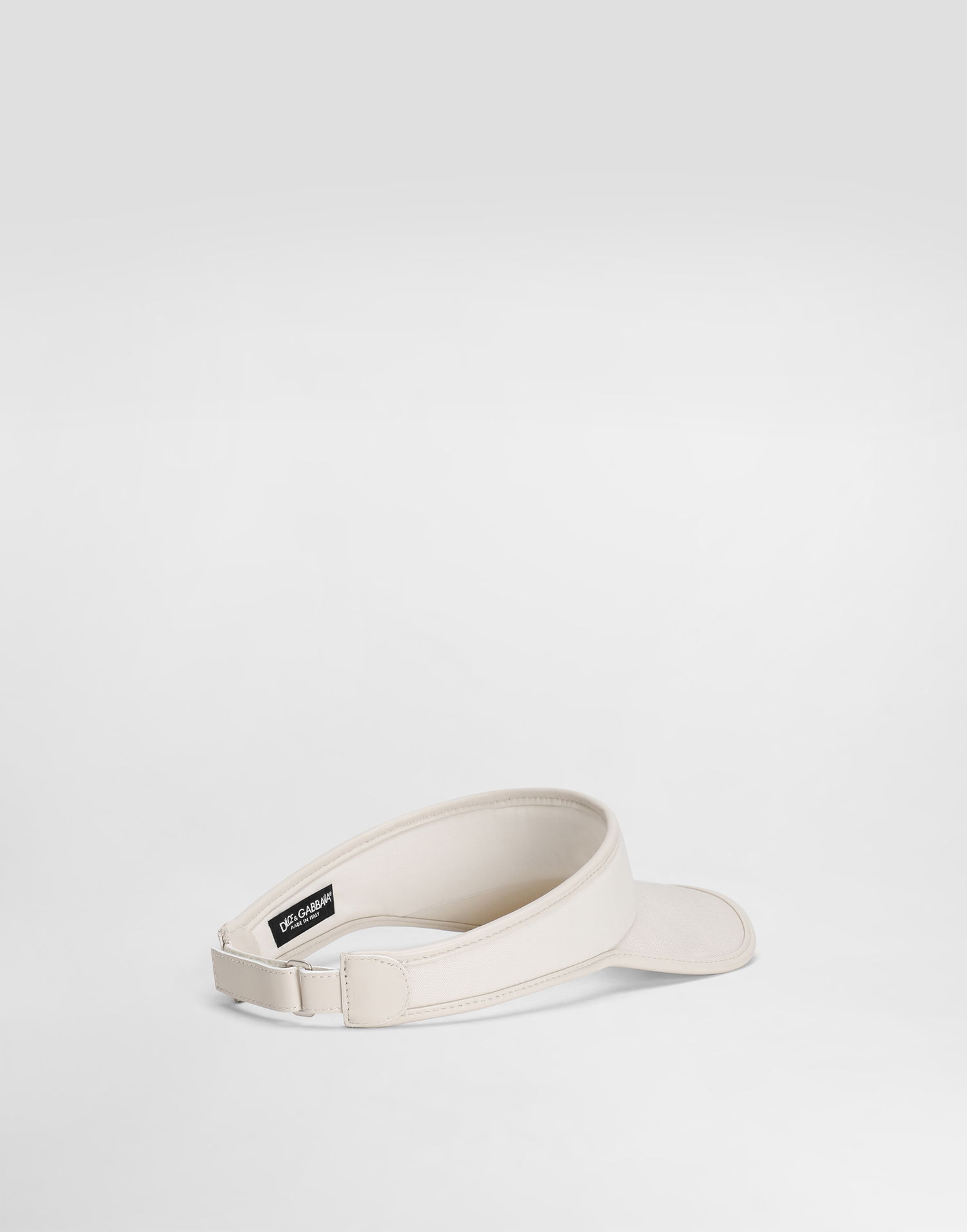 Kape in klobuki Dolce & Gabbana Dolce & Gabbana Gabardine Visor Bela | GH910AFUFL3W0802, 1