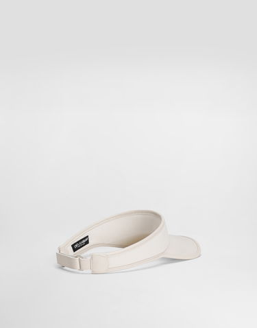Kape in klobuki Dolce & Gabbana Dolce & Gabbana Gabardine Visor Bela | GH910AFUFL3W0802, 1