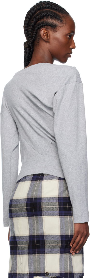Majica Vivienne Westwood Vivienne Westwood Hebo Long Sleeve T-Shirt Siva | 3G01003Y-J009C-, 2