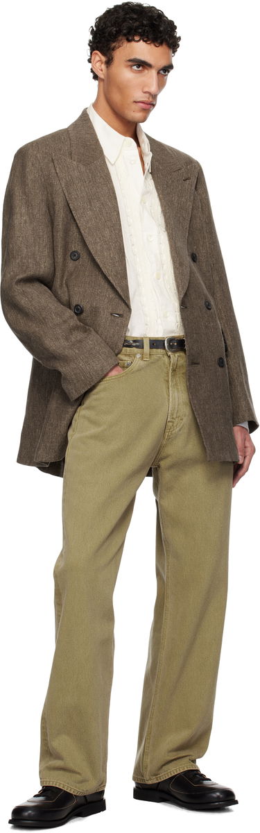 Jakna OUR LEGACY Our Legacy Sharp Double-Breasted Blazer Rjava | M2250STC, 3