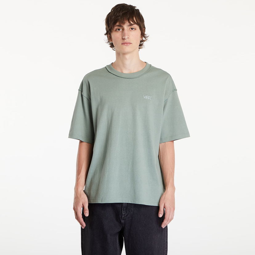 Majica Vans LX Premium Short Sleeve T-Shirt Sea Spray Zelena | VN000GBYE8A1