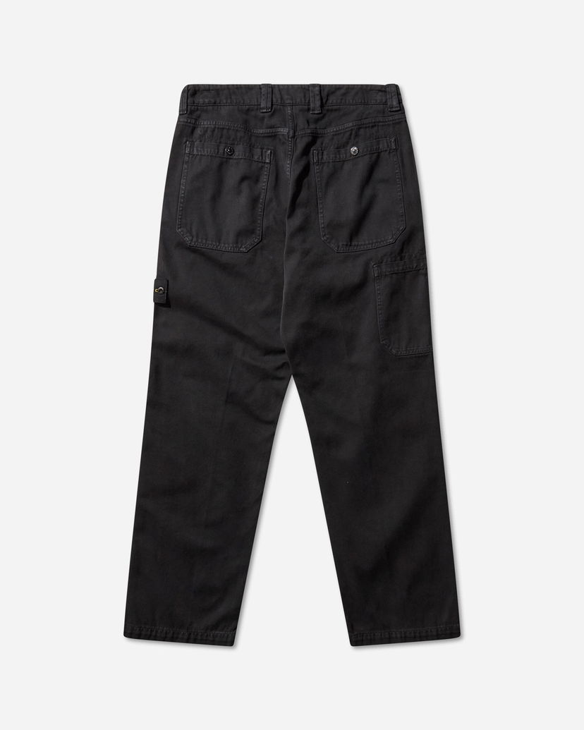Hlače Stone Island Broken Twill OLD Effect Pants Črna | K2S15-3100008-S0184 V0129