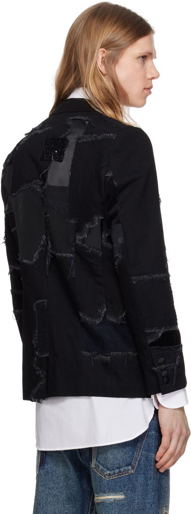 Jakna Junya Watanabe Junya Watanabe Patchwork Blazer Črna | WO-J033-051, 2