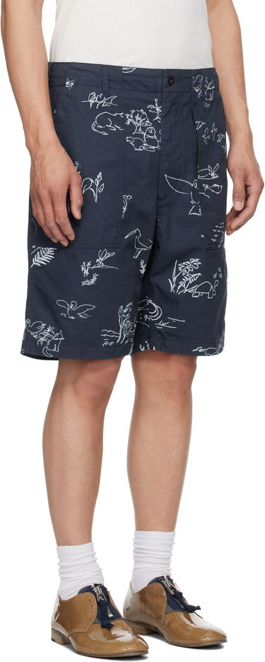 Kratke hlače Engineered Garments Engineered Garments Fatigue Shorts Rjava | 25S1E003, 4
